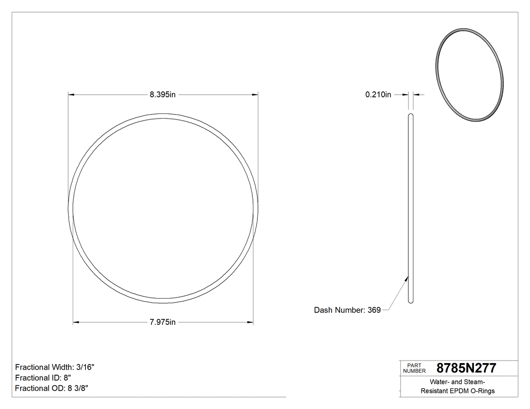 Technical drawing - 8785N277